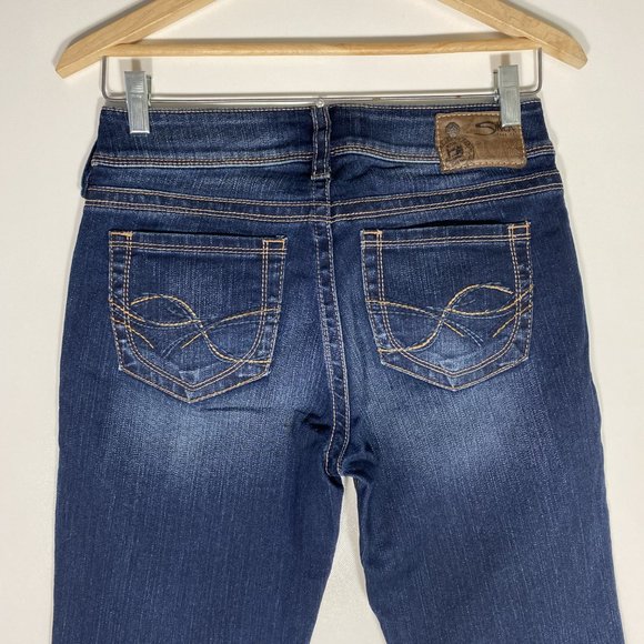 Silver Women Jeans Suki 17 Bootcut Dark Wash Blue Size 28x32 - Picture 10 of 15